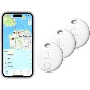HH-Tech Smart Tag (Pack-3) for Apple iOS Devices, Key Tracker, Item Finder, Luggage Tag, Easily Track Your Wallet, Bag, Suitcase, and More with The Apple iPhone Find My App