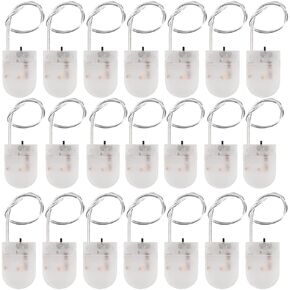 30 PCS CR2032 Battery Holder with Switch, Coin Cell Battery Holder with Leads, CR2032 Coin Cell Battery Holder (Transparent)
