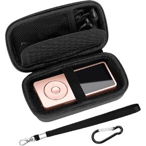 MP3 MP4 Player Case for TIMMKOO/Sony NW-A45 / Dyzeryk/SANDISK/SOULCKER, Music Player Protector Case, Portable Carrying Case with Mesh Bag for Earphone, Cable, Flash Drive, Memory Card