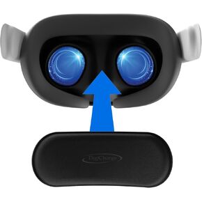 Digicharge Lens Protector Cover Compatible with Vision Pro, Quest 3/2/1, Rift S, Valve Index, Pico 4 and HP Reverb G2, Protects Lens from Scratches, Dust and Sunlight