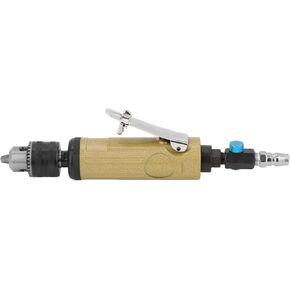 1Pcs 3/8Inch Straight Typed High Speed Power Drill, 22000RPM Powerful Air Drill Pneumatic Drill With 1/4'' Intake Powerful Aerodynamic For Maintenance