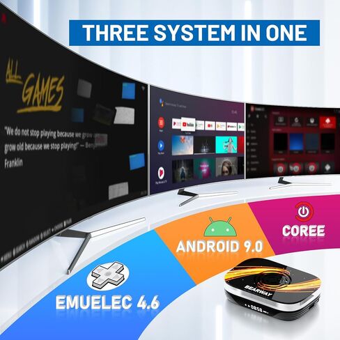 Retro Game Console Retroplay - Super Console X3 PLUS تمت ترقيته حديثًا، Retro Play Arcade 60000+ ألعاب فيديو، متوافق مع أكثر من 70 محاكيًا، وحدة تحكم محاكي التوصيل والتشغيل تدعم 4K UHD، 2.4G+5G، BT4.0 in Kuwait