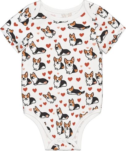 Newborn Baby Romper Clothing Cute Infant Short Sleeve Baby Climbing Clothes Outfit For Boys And Girls in Kuwait