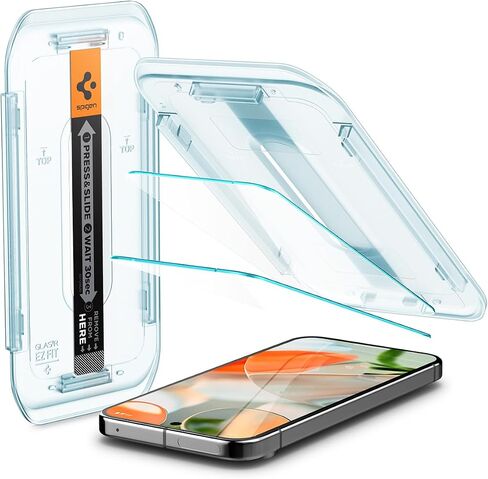 Spigen Tempered Glass Screen Protector [GlasTR EZ FIT] designed for Pixel 9 / Pixel 9 Pro [Case Friendly] - 2 Pack in Saudi Arabia