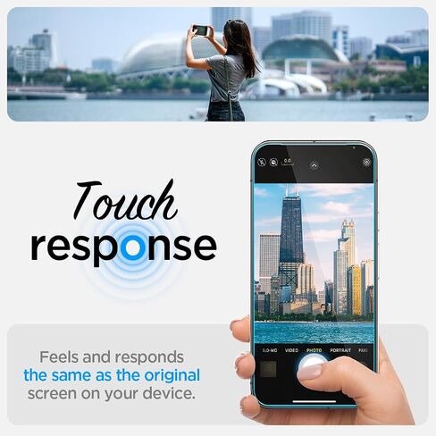 Spigen Tempered Glass Screen Protector [GlasTR EZ FIT] designed for Pixel 9 / Pixel 9 Pro [Case Friendly] - 2 Pack in Saudi Arabia