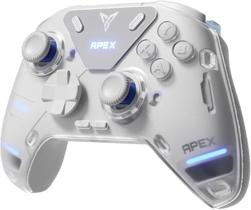 OAAO FLYDIGI APEX4 PC Gaming Controller, Force Feedback, Adjustable Trigger, Alloy Joystick, LCD Display, 1500mAh, 1000hz, Stereo Vibration, Compatible with PC/NS/TV/Android in Saudi Arabia