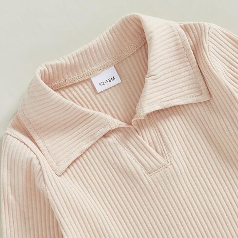 WZTYYDS Toddler Baby Girl Clothes 1T 2T 3T 4T Long Sleeve Ribbed Knit Tops Mini Skirts Set 2Pcs Fall Winter Outfits in Saudi Arabia