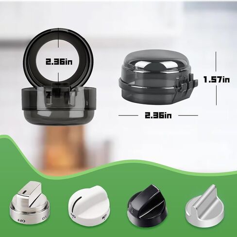 6 قطع من أغطية السلامة لمقبض الموقد ومقبض موقد الغاز وأقفال مقبض الفرن لسلامة الأطفال in Kuwait