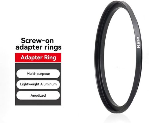 Kase 67 to 77mm Step Up Ring, Screw-in Adapter Ring for 67mm Lens Install 77mm Filter or Accessory 67 77 in Saudi Arabia