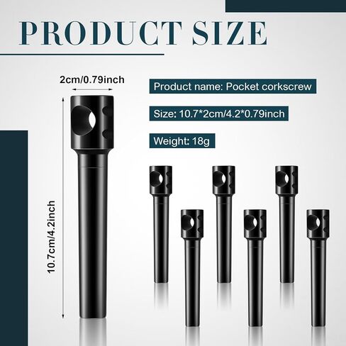 Patelai 6 Pcs Travel Pocket Wine Corkscrew Portable Wine Opener Plastic Wine Cork Opener Mini Camping Cork Screw for Restaurant Wine Bottle Camping Travel Gift (Multicolor) in Kuwait