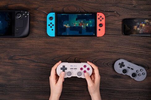 وحدة تحكم بلوتوث لاسلكية 8Bitdo Sn30 Pro، تحديث عصا التحكم Hall Effect، لوحة ألعاب ريترو للمحول، الكمبيوتر الشخصي، Steam Deck، Android، Raspberry PI، iPhone، iPad، macOS وApple TV (G Classic Edition) in Saudi Arabia