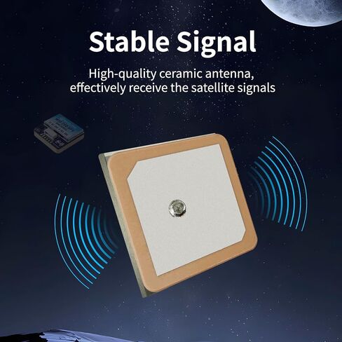 M10-18 Mini FPV GPS Module with Upgraded 10th Generation Chip Ceramic Antenna Fast Satellite Positioning Ubx GPS for FPV Racing Drones More Position Modes in Saudi Arabia
