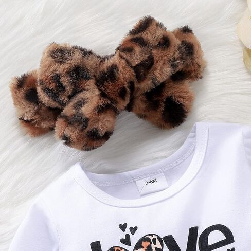 Toddler Baby Girls Leopard Outfits Princess Birthday Long Sleeve Leopard Dress Cardigan Coat Headband Winter Clothes in Saudi Arabia