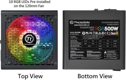 مصدر طاقة Smart W3 Series 80Plus بقدرة 600 واط؛ مواصفات ATX v3.1؛ مروحة FDB مقاس 120 مم؛ ضمان لمدة 5 سنوات؛ PS-SPW-0600NNFAWU-1 in Saudi Arabia