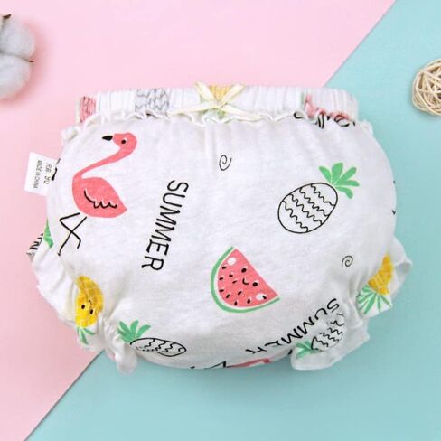Baby Girls Bloomers Newborn Infant Toddler Diaper Covers Kids Girls Briefs Underwear Set 4-Pack in Saudi Arabia