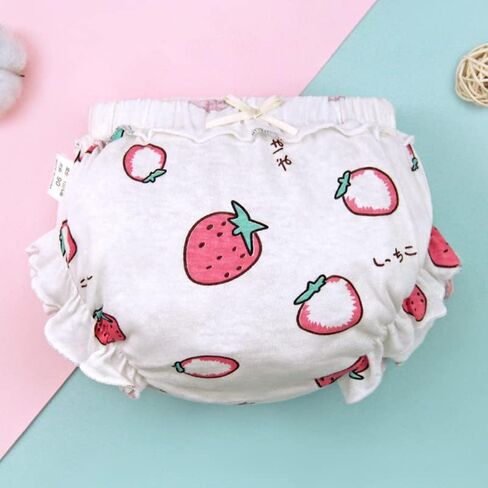 Baby Girls Bloomers Newborn Infant Toddler Diaper Covers Kids Girls Briefs Underwear Set 4-Pack in Saudi Arabia