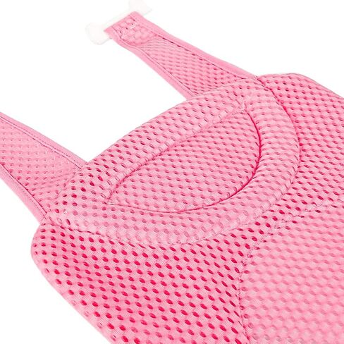 Baby Bath Seat Support Net Infant Bathing Support Mat Newborn Bath Tub Seat Cushion Pad with Five Safety Support Corner Adjustable Mesh Bathtub Sling Non Slip Shower Pad for 0-18 Months (No Bathtub) in Saudi Arabia