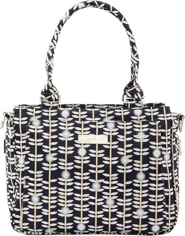 JuJuBe Be Classy Structured Multi-Functional Diaper Bag/Purse, Classic Collection - Dandy Lines in Kuwait