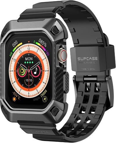 حافظة SUPCASE لساعة Apple Watch 10 42 مم مع حزام (Unicorn Beetle Pro)، [حماية من الدرجة العسكرية] [مقاومة للخدش] غطاء رجالي متين مع حزام قابل للتعديل لـ iWatch 10 42 مم in Saudi Arabia