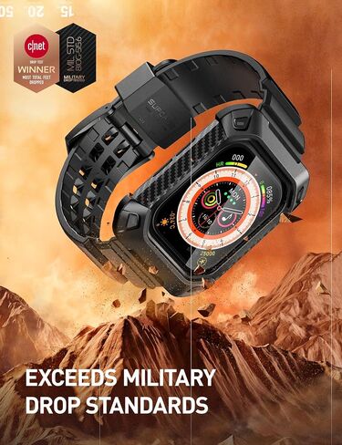 حافظة SUPCASE لساعة Apple Watch 10 42 مم مع حزام (Unicorn Beetle Pro)، [حماية من الدرجة العسكرية] [مقاومة للخدش] غطاء رجالي متين مع حزام قابل للتعديل لـ iWatch 10 42 مم in Saudi Arabia