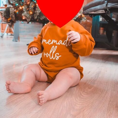 Thanksgiving Baby Girl Boy Outfit Newborn Bubble Romper Fall Winter Infant Long Sleeve Sweatshirt Top Cute Clothes in Saudi Arabia