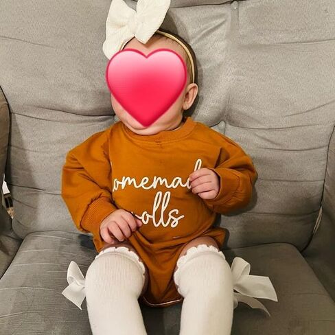 Thanksgiving Baby Girl Boy Outfit Newborn Bubble Romper Fall Winter Infant Long Sleeve Sweatshirt Top Cute Clothes in Saudi Arabia