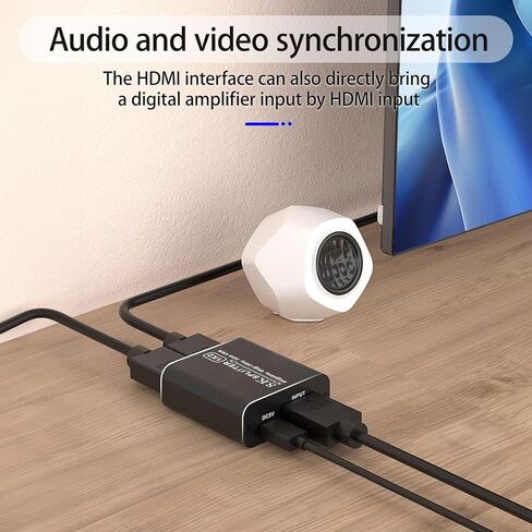 HDMI 2.1 Splitter 1 in 2 Out, Ultra HD 8K@60Hz 48Gbps HDR10+ RGB 4:4:4 HDCP 2.3, Mirror Only, HDMI Duplicator Auto EDID, 2 Ports Splitter for Xbox Series X, PS4/5, Blu-ray Player in Saudi Arabia