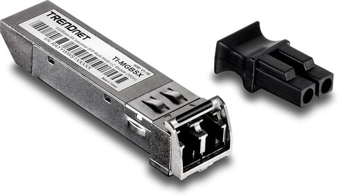 TRENDnet 1000Base- SX Industrial SFP to RJ45 Multi-Mode LC Module, TI-MGBSX, Up to 550m (1,804 Ft), IEE 802.3z, ANSI Fiber Channel, Data Rates up to 1.25Gbps, LC-Type Duplex, Lifetime Protection in Kuwait
