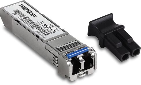 TRENDnet 1000Base- SX Industrial SFP to RJ45 Multi-Mode LC Module, TI-MGBSX, Up to 550m (1,804 Ft), IEE 802.3z, ANSI Fiber Channel, Data Rates up to 1.25Gbps, LC-Type Duplex, Lifetime Protection in Saudi Arabia