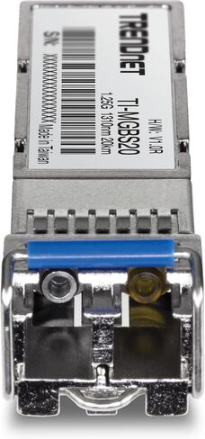TRENDnet 1000Base- SX Industrial SFP to RJ45 Multi-Mode LC Module, TI-MGBSX, Up to 550m (1,804 Ft), IEE 802.3z, ANSI Fiber Channel, Data Rates up to 1.25Gbps, LC-Type Duplex, Lifetime Protection in Saudi Arabia