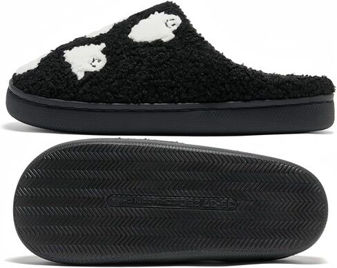 Ghost Face Slippers for Women Men,Retro Soft Cozy Comfy Plush Lightweight halloween Slippers Slip-on Indoor Outdoor Slippers,Slip on Anti-Skid Sole,Christmas Slippers House Shoes in Saudi Arabia