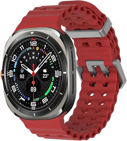 Compatible for Samsung Galaxy Watch 7 Ultra Band 47mm, Soft Ocean Silicone Sport Strap Women Men Replacement Accessory Fit for Samsung Galaxy Watch Ultra Band in Saudi Arabia