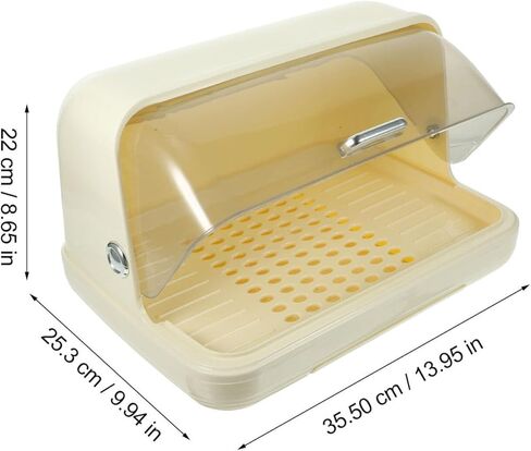 Alipis Baby Bottle Drying Rack Container with Drainer and Lid Portable Cutlery Box Container Bottle Holder Kitchen Plate Cup Tray Cutlery Drainer White in Kuwait