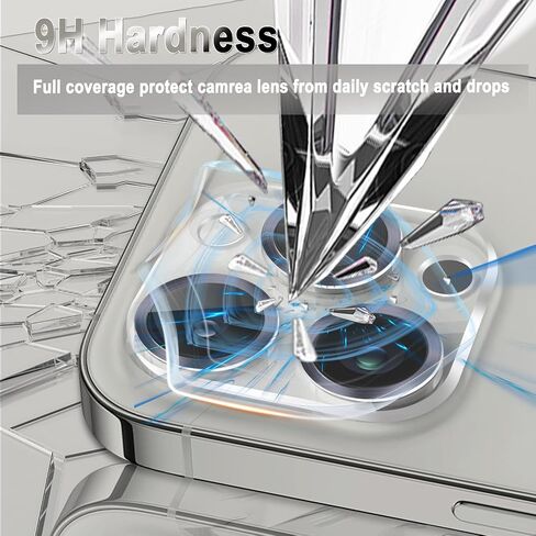 واقي عدسة الكاميرا MONASAY متوافق مع iPhone 15/iPhone 15 Plus [التصاق قوي] [مقاوم للخدش] تغطية كاملة من الزجاج المقوى المعدني غير اللامع، ذهبي in Kuwait