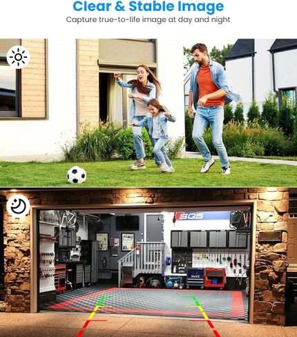 كاميرا احتياطية لاسلكية تعمل بالطاقة الشمسية من AUTO-VOX مع شاشة عالية الدقة مقاس 5 بوصات، تركيب يدوي لمدة 3 دقائق وأنظمة كاميرا احتياطية تعمل بالبطارية، كاميرا عكسية مقاومة للماء IP69K للسيارة والشاحنة وسيارات الدفع الرباعي وشاحنة صغيرة ومقطورة in Kuwait