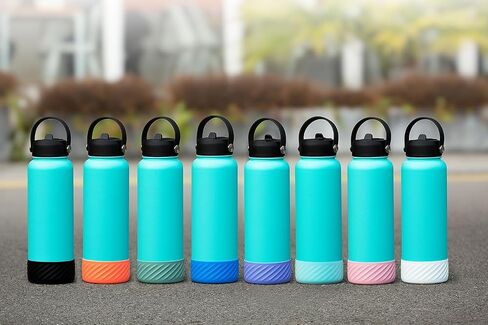 Boots for Hydro Flask 32 40 OZ Water Bottle, Boot for Hydroflask Sports Water Bottles, Silicone Bottom Sleeve Cover Protector Bumper Accessories in Saudi Arabia