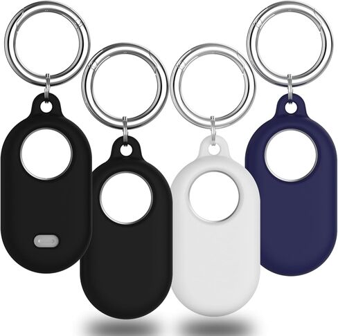 حافظة Smart Tag 2 متوافقة مع Samsung Smarttag2، غطاء حماية من السيليكون لهاتف Samsung Galaxy Smart Tag 2 مع سلسلة مفاتيح، حامل تعقب GPS مضاد للفقد للمفاتيح والحيوانات الأليفة والأمتعة in Kuwait