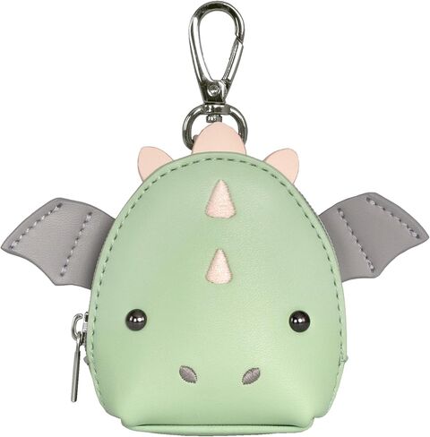 TWELVElittle Dragon Pouch, Pacifier Holder for Diaper Bags. Vegan Leather pouch charm. Easily Clips on to a Diaper Bag in Saudi Arabia