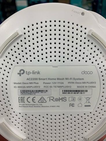 TP-Link PCMag-Best of the Year, Smart Hub & Whole Home Mesh WiFi System,ZigBee,Bluetooth Smart Hub, Homecare Anti-Virus,Tri-Band Dynamic Backhaul, Works with Alexa(Deco M9 Plus)(Renewed) in Kuwait