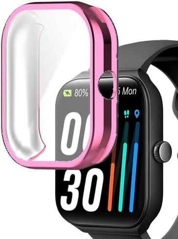 حافظات الساعة متوافقة مع TOOBUR IDW16 1.95 بوصة وQuican W16B Veryfit Smart Watch، حافظة TPU مع واقي شاشة، حماية جسم الساعة وشاشتها in Saudi Arabia