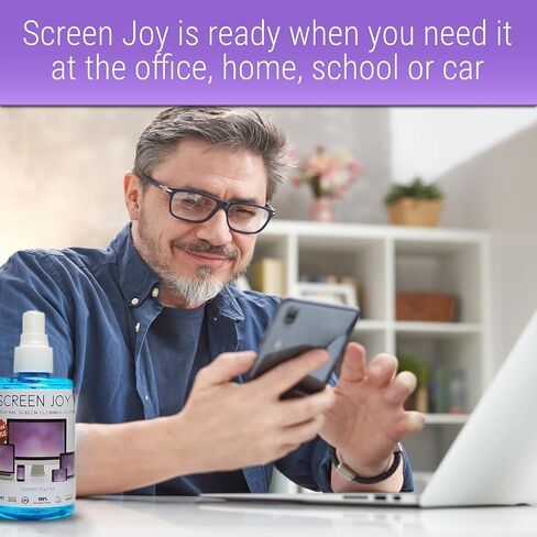 Computer Screen Cleaner - Perfect for Flat Screen TVs, Tablets, iPads, Laptops and Smartphones - A Screen Cleaner Made for Today's Modern Devices - 200ml Refill Bottle Only in Saudi Arabia