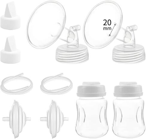 أجزاء المضخة متوافقة مع Spectra S1/S2/9 Plus، وليست الملحقات الأصلية، تتضمن المجموعة الكاملة البديلة شفة 24 مم، وصمام منقار البط، وواقي التدفق الخلفي، وأنابيب وزجاجة in Saudi Arabia
