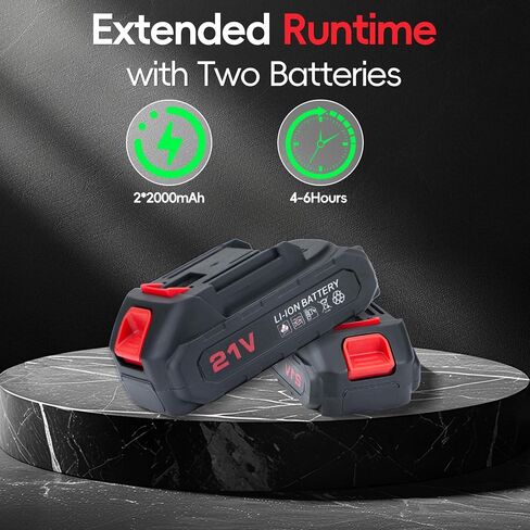 Tile Vibration Tool,Prodcyc Cordless Tile Vibration Leveling Machine with LCD Display & 2 Battery, Tile Suction Cup Vibrating Tool 10 Adjustable Speed,Tile Tools for Floor,Tile,Wall (Charcoal Black) in Saudi Arabia