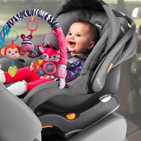 Baby Stroller Arch Toys, Crib Mobile for Infants Adjustable Bassinet Mobile with Universal Clamps, Activity Toy Bar for Baby Bouncer Newborn Car Seat Toys Stroller Toys Sense Toys for Baby 0-12 Months in Saudi Arabia