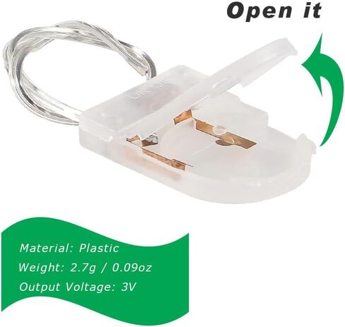 30 PCS CR2032 Battery Holder with Switch, Coin Cell Battery Holder with Leads, CR2032 Coin Cell Battery Holder (Transparent) in Saudi Arabia