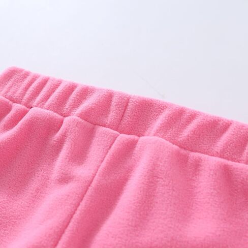 GLASH Kids Toddler Girls Sweatpants, 4pcs Casual Heated Micro Fleece Pants in Kuwait