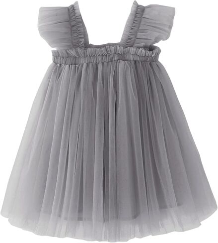 BGFKS Layered Tulle Ruffle Sleeveless Dress for Toddler Girls,Tutu Dress for Baby Girls Princess Dresses in Saudi Arabia