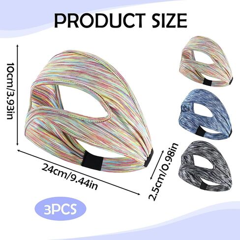 VR Eye Mask Cover Breathable Sweat Band with Oculus Go Quest 2 Adjustable Sizes for VR Glass VR Accessories（3pcs） in Saudi Arabia