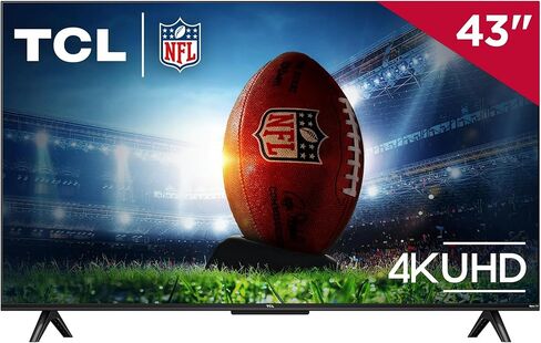 تلفزيون TCL 43S451 مقاس 43 بوصة من الفئة 4 4K UHD HDR LED Smart Roku يعمل مع Siri وAlexa وHey Google (متجدد) in Kuwait