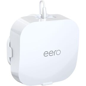 HomeMount Made for eero Pro 6 Wall Mount [NOT Fit for eero Pro 6e] - Secure & Sleek Cable Management, Compatible with eero Pro 6, Durable ABS Material, Easy Installation